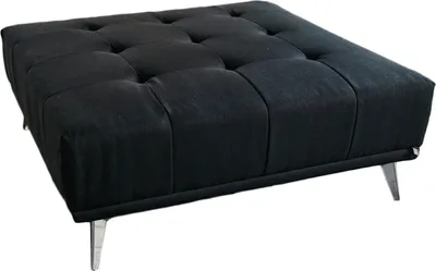 Produktbild von KAWOLA Hocker WIOLO Stoff schwarz