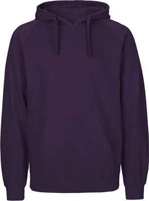 Produktbild von Neutral O63101 | Herren Hoodie / Kaputzenpulli / 100% Fairtrade-Baumwolle - Farbe: Purple - Größe: S