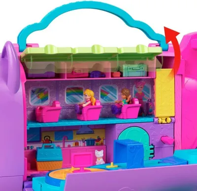 Productafbeelding van Polly Pocket HWP19, 4 rokken/jurkjes, Meerdere kleuren, Kunststof