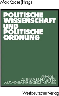 Produktbild von Politische Wissenschaft und politische Ordnung