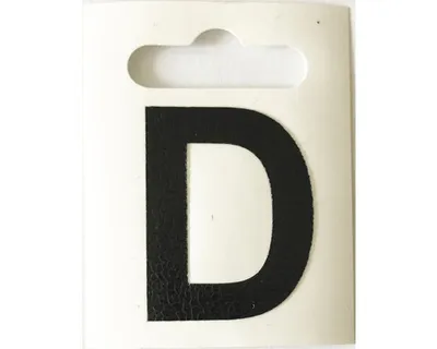 Obrázek produktu pro Samolepka "D", 50 x 65 mm, fólie