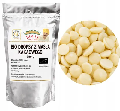 Produktbild von Food Kakaobutter 250G Kakaofett Backtropfen