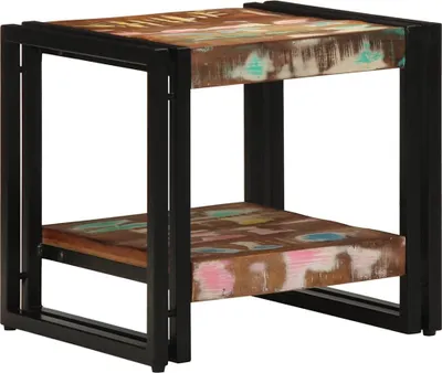Obrázek produktu pro Konferenční stolek 40 x 40 x 38 cm Masivní obnovované dřevo