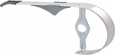 Produktbild von Hebie 0394 E 180 Kettenschutz Chainbar 1-flügelig 38 Zähne, Alu,verstellbar, silber/poliert