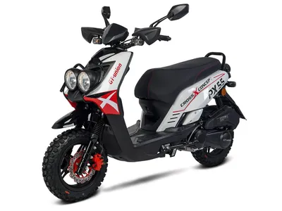 Produktbild von Motorroller PX55 Cross 125ccm 85 km/h Euro 5+ weiß-rot GT Union