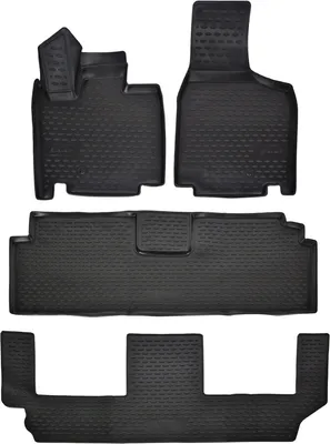 Obrázek produktu pro J&J Automotive | Gumové koberce se zvýšeným okrajem pro Dodge Grand Caravan, 2008-2020