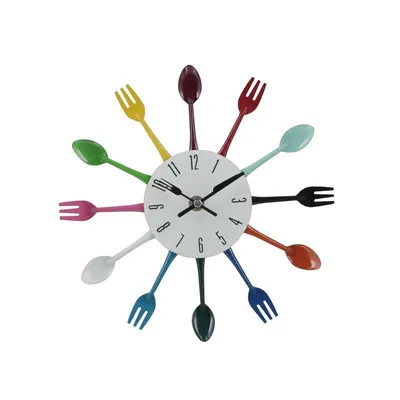 Produktbild von Cepewa Wanduhr Besteckuhr Küchenuhr Deko