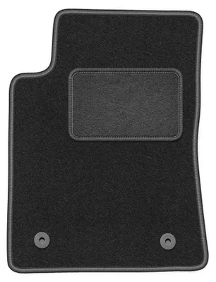 Immagine prodotto di Tappetino guidatore in moquette per Citroen C3 III 2017- (hatchback) – 1 pezzo, grigio grafite, su misura – Wielganizator LUX