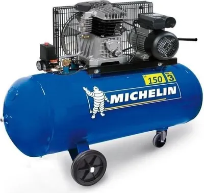 Image de Compresseur à Courroie Michelin 150L, 3 CV, 10 bars, 2850 tr/min