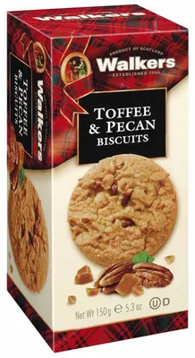 Produktbild von Walker's Toffee & Pecan Biscuits 150g
