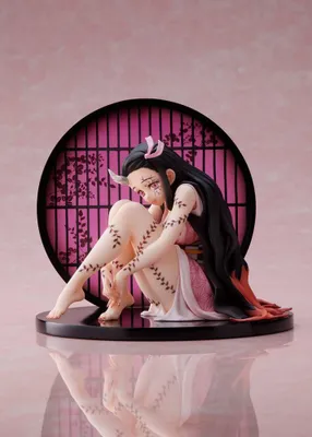 Immagine prodotto di Statua di Demon Slayer: Kimetsu no Yaiba 1/8 dell’Arco del Quartiere dei Divertimenti Nezuko Kamado (Versione Avanzante in Forma Demoniaca) 12 cm