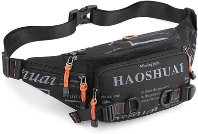 Productafbeelding van Casual Heuptas Sling Bag voor Mannen en Vrouwen - Multifunctionele Crossbody Rugzak