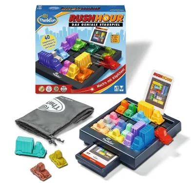 Produktbild von Ravensburger Thinkfun Familienspiel Logikspiel Rush Hour 76301