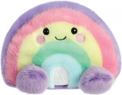 Productafbeelding van Palm Pals Vivi Rainbow 5 inch zachte knuffel