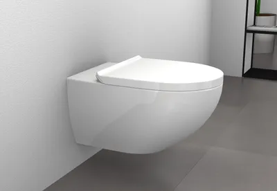 Produktbild von BERNSTEIN Spülrandloses WC E-9030 - Inkl. Soft-Close-Deckel - Farbe Wählbar