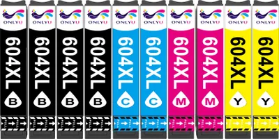 Produktbild von 10er 604 XL Kompatible für Epson 604XL Druckerpatronen WF-2910 WF-2930 WF-2935 WF-2950 XP-2200 XP-2205 XP-3200 XP-3205 XP-4200 XP-4205 XP-4250