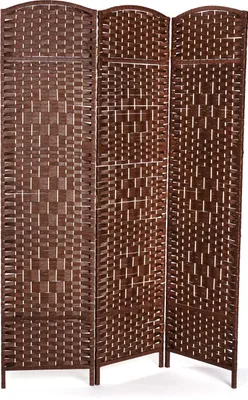 Produktbild von RAUMTEILER "QUINN" | Holz, 168x120cm | Natur Paravent | Farbe: hellbraun