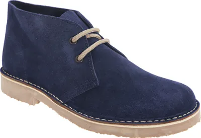 Image de Roamers Desert Boots / bottes désertes / chaussures pour femmes, en daim, non doublées DF230 (36 EU) (Bleu marine)