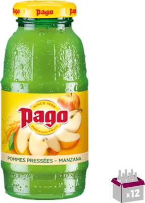 Image de Jus de pomme Pago 12x20cl