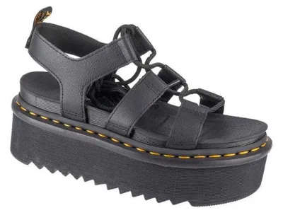Imagen del producto de Dr. Martens - Sandalias "Nartilla" para mujer, de cuero, modelo PP11706 (talla 40 EU), color negro