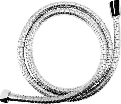 Immagine prodotto di Tubo flessibile per doccia in acciaio inossidabile cromato, 150 cm - attacco da 1/2 pollice - tubo di ricambio per vasca da bagno estremamente resistente