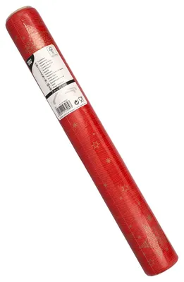 Zdjęcie produktu dla Papstar bieżnik na stół Christmas Shine czerwony 3m x 40cm 1 szt