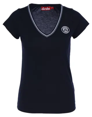 Produktbild von DERBE HAMBURG T-Shirt Damen Retro V-Ausschnitt