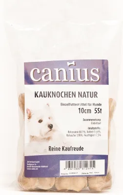 Produktbild von Canius Kauknoch Natur 10cm 5St