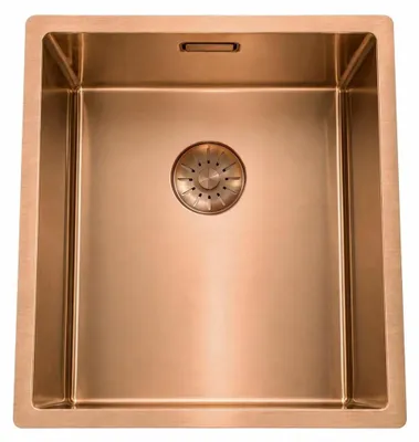Immagine prodotto di Lavello Pure.Sink Comfort in PVD rame rosé, 34x40 cm, per incasso, a filo piano e da appoggio PCM3440-62