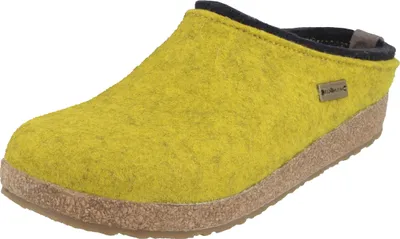 Produktbild von Haflinger Damen Pantoffel Wollfilz Hausschuh Grizzly Kris 711056, Größe:40 EU, Farbe:Gelb