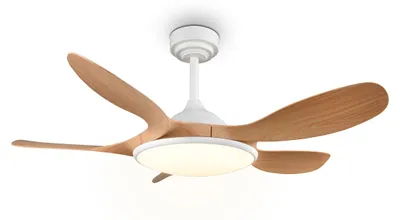 Produktbild von Reality Leuchten Ventilator FLEN DH 108x43 cm braun
