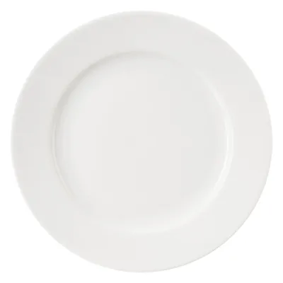 Produktbild von Orion 128486: Flacher, weißer Teller MONA, Durchmesser 27 cm
