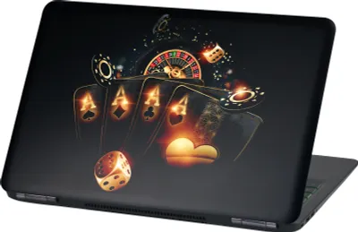 Produktbild von Premium Laptop Universal Folien Cover – Matt, Kratzfest & Rückstandslos entfernbar LP56 Casino 17 Zoll 28x43cm