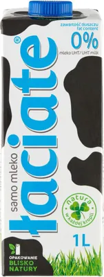 Zdjęcie produktu dla Łaciate Mleko Uht 0 % 1 L