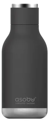 Produktbild von Asobu Urban - SBV24, 460 ml, Tägliche Nutzung, Schwarz, Edelstahl, Schraubdeckel