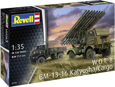 Productafbeelding van Revell W.O.T. 8 BM-13-16 Katyusha/Transportvoertuig, schaal 1:35
