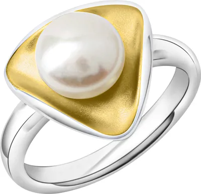 Produktbild von Celesta Silber Ring 925 Silber Süßwasserzuchtperle 925/- Sterling Silber weiß 058 (18,5) ohne 390270053V
