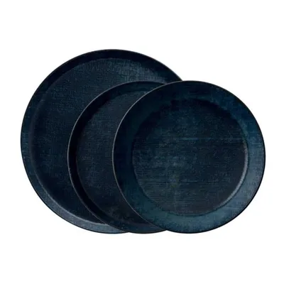 Produktbild von Arthur Krupp 67380-A2, 4 Person(en), Porzellan, Blau, Ocean Denim, Rund, 25 cm