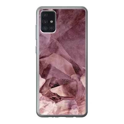 Produktbild von MuchoWow® Handyhülle Schutzhülle Hülle für Samsung Galaxy A52 5G Kristalle - Natursteine - Edelsteine und Mineralien Silikon Softcase Handy Hülle - Umschlag