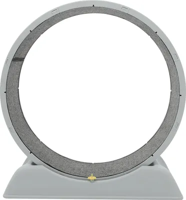Image de Roue d'exercice pour chat - Roue d'entraînement pour chat - Électrique - Silencieuse - Verrouillage de sécurité - Pour l'intérieur - Résine et PP - Gris
