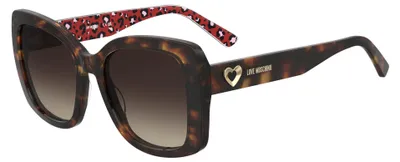 Produktbild von Moschino Love MOL107/S Havana 54/18/128.2 Damen Sonnenbrillen