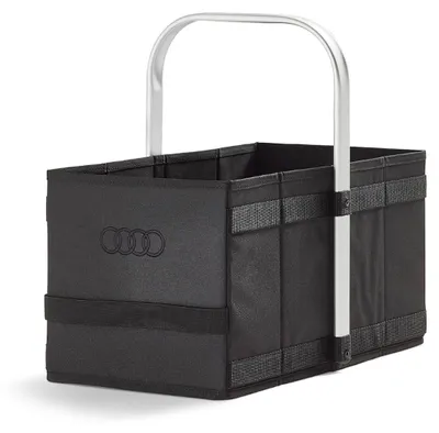 Image de Panier de coffre pliable d'origine Audi Panier de coffre pliable noir 20L