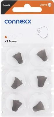 Obrázok produktu pre connexx Sleeve Power XS Dome 6 blistrov oranžové silikónové chrániče sluchu 10997192