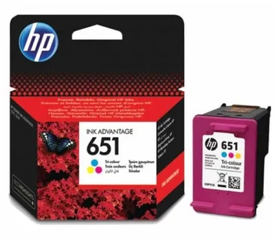 Obrázok produktu pre HP Trojfarebná originálna atramentová kazeta 651 Ink Advantage, Štandardná výťažnosť, Azúrová, Purpurová, Žltá, Atrament na báze farby, 1 ml, 1 kusov, Viacnásobné balenie