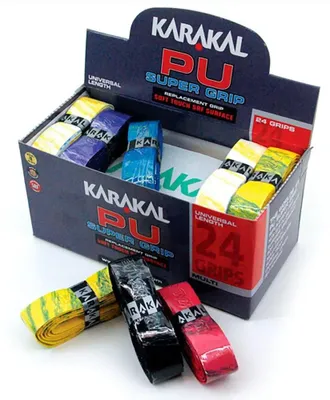 Produktbild von Karakal Multi PolyurethanSuper Grip (Pack of 24) - Assorted - Pack of 24