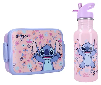 Produktbild von Lilo & Stitch Lunch-Set; Brotdose und Trinkflasche