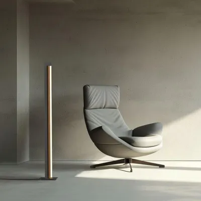 Productafbeelding van Vloerlamp Pure-Lines hout
