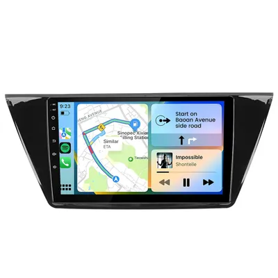 Zdjęcie produktu dla Hexinex 10-calowe radio samochodowe z systemem Android 15 do VW Touran (2016–2018) 2 GB + 64 GB, Wi-Fi, 4 rdzenie,  Android Auto CarPlay, GPS