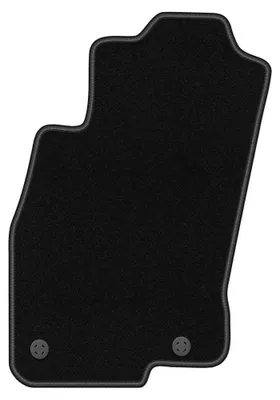 Image de Tapis conducteur en moquette noir pour Fiat Punto EVO 1998-2012 berline compacte
