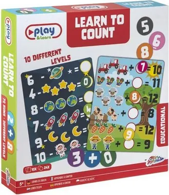 Immagine prodotto di Grafix gioco educativo di conteggio e aritmetica giocattolo educativo colorato